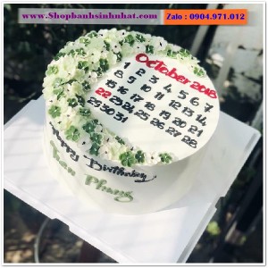 Bánh Sinh Nhật Cuốn Lịch - CL25